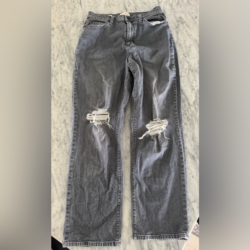 Universal Thread Vintage Straight Gray Jeans 10 30R